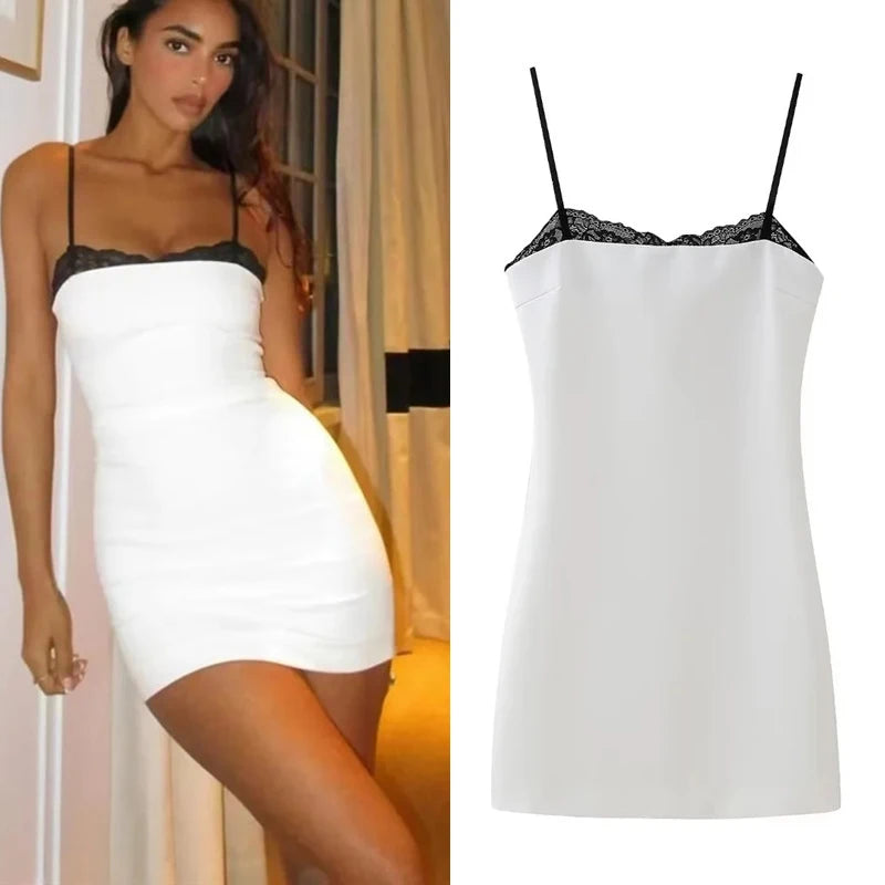 White Slip Dress